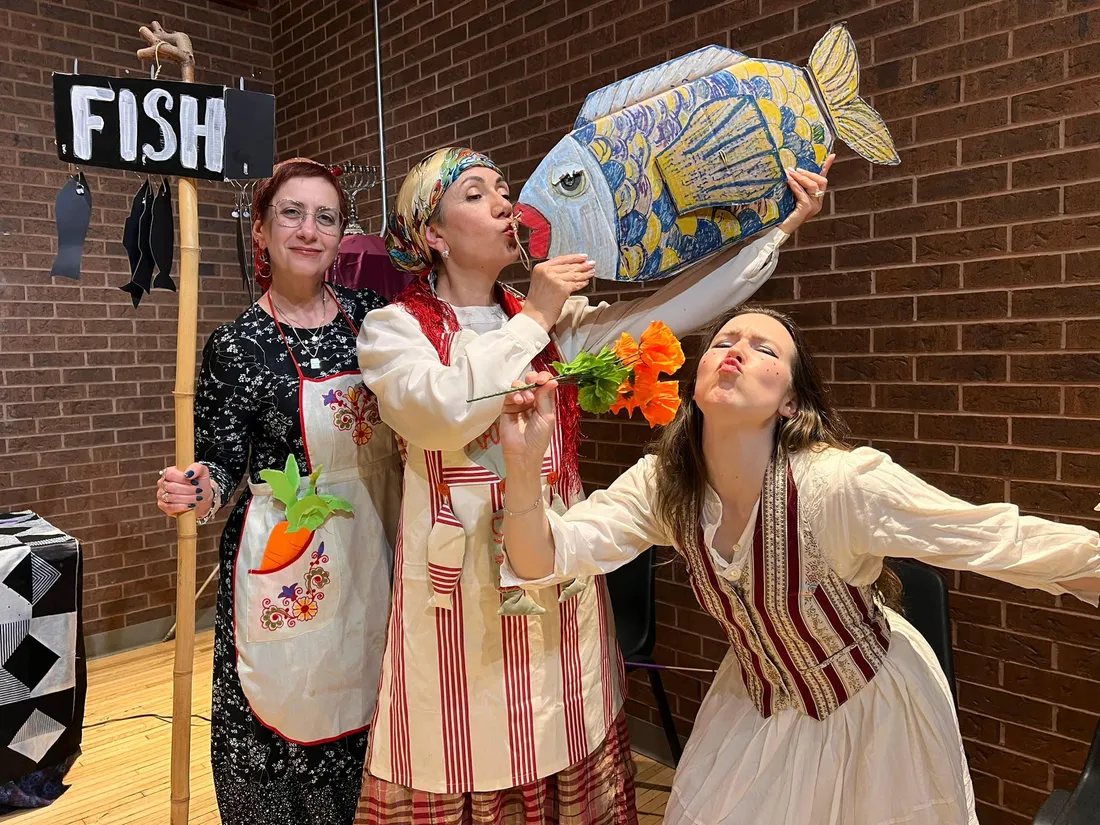 Spiritual Cabaret performers in costume at a community event